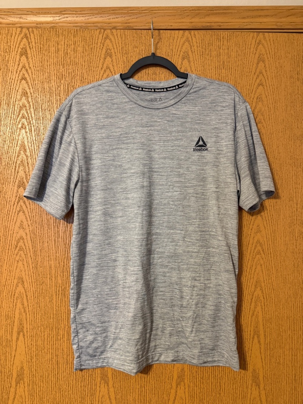 Reebok Men's Light Gray Heather Short Sleeve Performance Tee